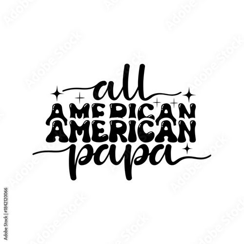 all american papa svg