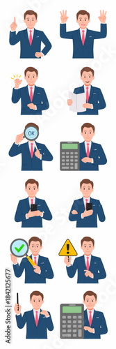 Professional Businessman Demonstrating Business Concepts, Problem Solving and Explaining Ideas in a Corporate Setting for Training Material, Presentation and Explainer Videos -  Successful, Smart, Mod