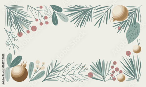 Ultimate Christmas Vector Graphics Mega Bundle - Modern Flat Icons, Cute Animals, and Vintage Botanical Frames Collection