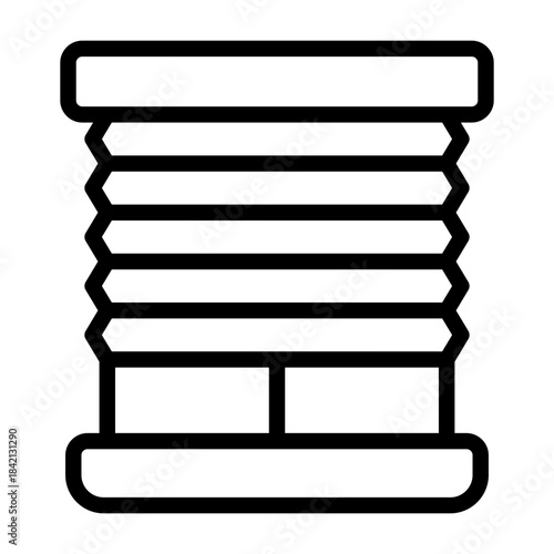 Smart Blinds Vector Icon