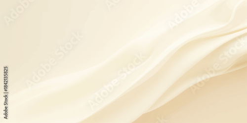 Luxury flowing gold and silk satin textile fabric backdrop with soft wave texture and shiny smooth curve pattern