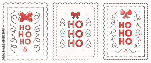 Vector collection of vintage design  labels and tags frame ornament