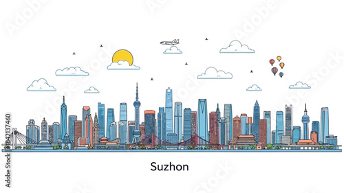 Architectural Wonders in a Vibrant Urban Landscape