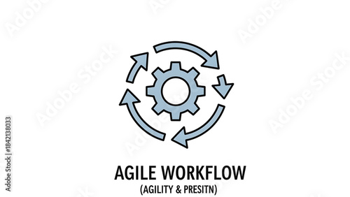 Industrial gear machinery vector logo design element representing engineering technology and mechanical power industry concepts through a modern cogwheel illustration