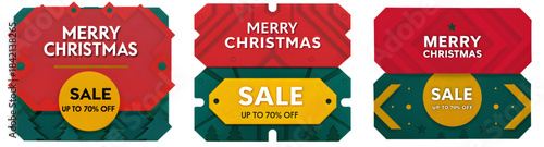 A vector illustration of sale tags and labels for business marketing success and web advertising strategy