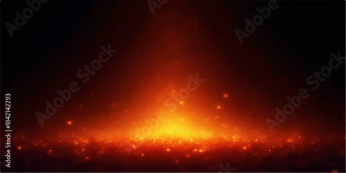 Abstract fiery vector background with glowing flames and bright colors