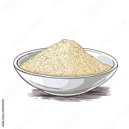 Powder pad isolated 