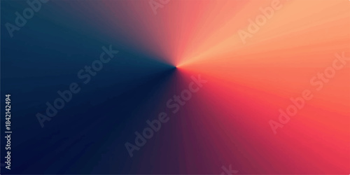 Sun rays shining over sky and ocean background