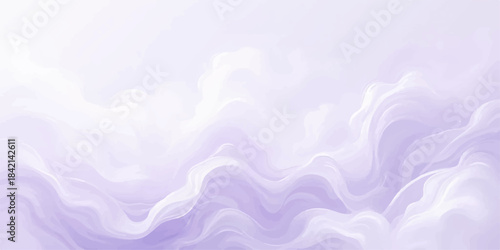Abstract blue and purple background with soft smoky clouds and bright airy texture