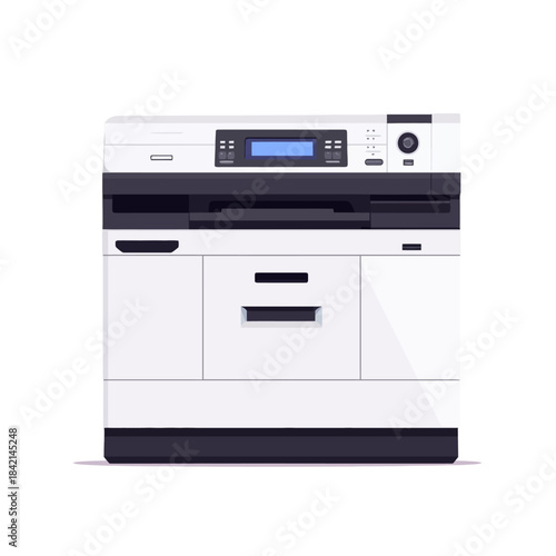 White printer isolated 