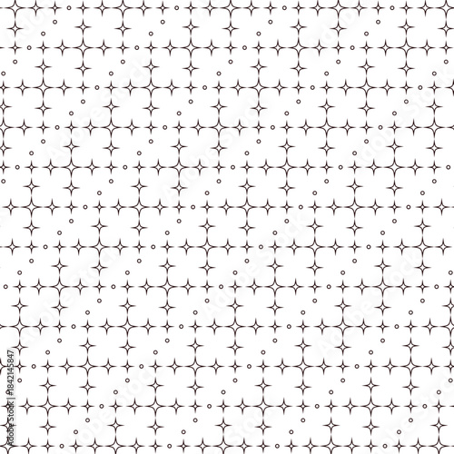 Geometric vector textile pattern, boho, boho pattern, paper 