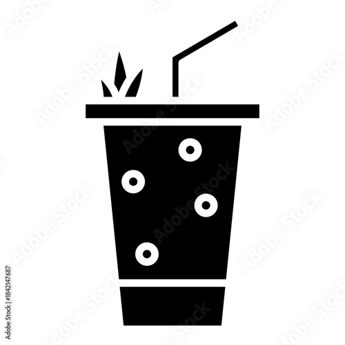 Smoothie Bar Vector Icon