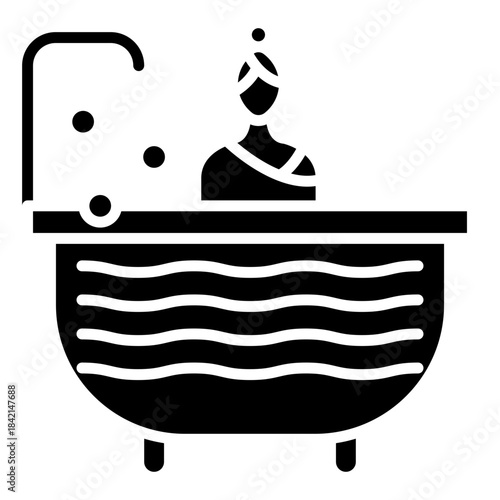 Water Therapy Vector Icon