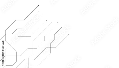 Abstract futuristic circuit board Illustration, Circuit board with various technology elements. Circuit board pattern for technology background. Vector illustration