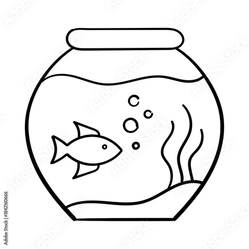 Round fishtank