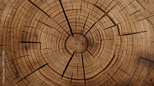 cross section of tree stump