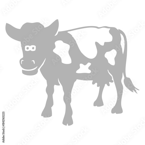 Spotted Dairy Cow Icon