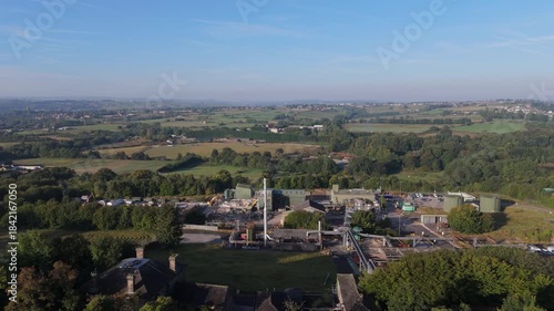 Chemical plant industrial demolition project. Decommissioning and demolition, removal and disposal of asbestos storage equipment, buildings and structural steelwork. Enviromental and global pollution