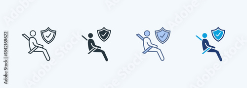 Airbag Icon Multiple Style