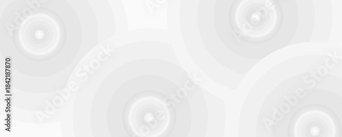 Abstract Circular Background – Soft Gray Rings on White, professional abstract background ideal for layouts and presentations. suit for bussines, banners