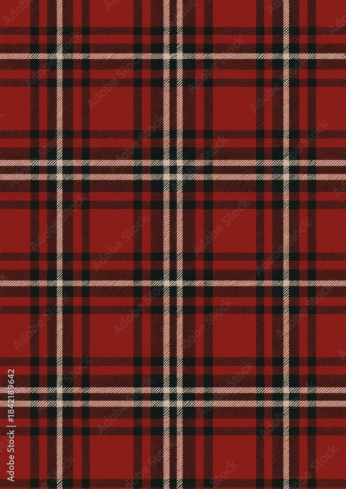 Obraz premium Classic red plaid pattern