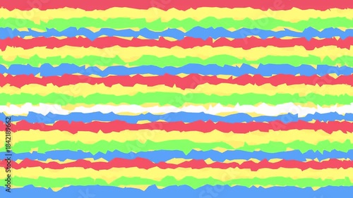 animation abstract background noisy 5 color red yellow green blue and white