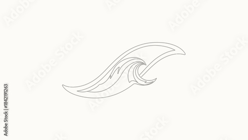 vector illustration of an abstract illustration of a jellyfish