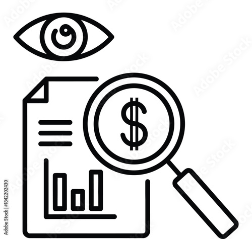 Financial document analysis under surveillance