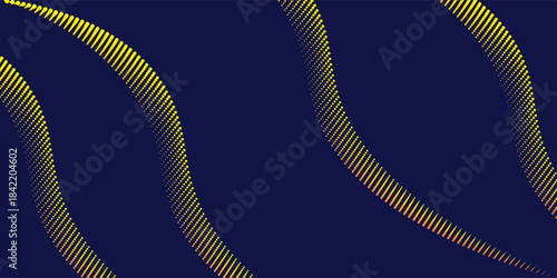 Fototapeta Naklejka Na Ścianę i Meble -  Abstract light point Hi-tech digital technology concept. High tech computer illustration with purple and dark blue modern simple