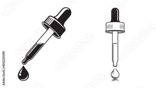 Sterile Droplet Pipette Illustration for Pharmaceutical Testing, Medical Supply Chain Operations, Laboratory Analytics, and Biotechnology Procurement Markets