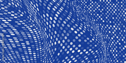 Design Blue Tech Finance Fintech Background Abstract Pixel Pattern. Abstract Business Tech Modern Abstract Art Background