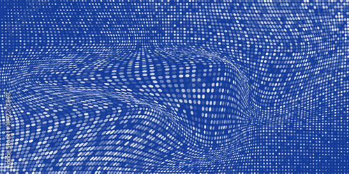 Design Blue Tech Finance Fintech Background Abstract Pixel Pattern. Abstract Business Tech Modern Abstract Art Background