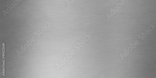 A brushed metal texture features a metallic, silver, or gray surface with a characteristic brushed steel or aluminum pattern often used as a design backdrop or wallpaper material