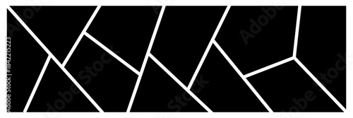 Photo collage template. Mood board grid. Square picture frame. Photography album layout. Vector illustration .EPs 10 .