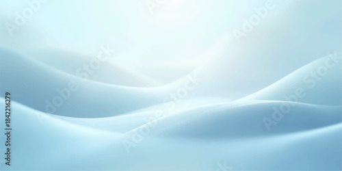 Abstract blue silk background with soft flowing wave texture design pattern