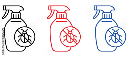 Pesticides Linear Icon
Substances to Control Pests Thin Line Vector. Contour symbol representing Protecting Farm and Garden from insects and weeds. Vector isolated outline drawing.