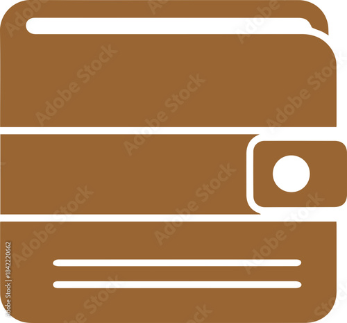 vector style Leather wallet in brown black and old red colour men hand wallet, card holder cover, smart safe