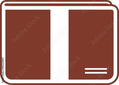 vector style Leather wallet in brown black and old red colour men hand wallet, card holder cover, smart safe