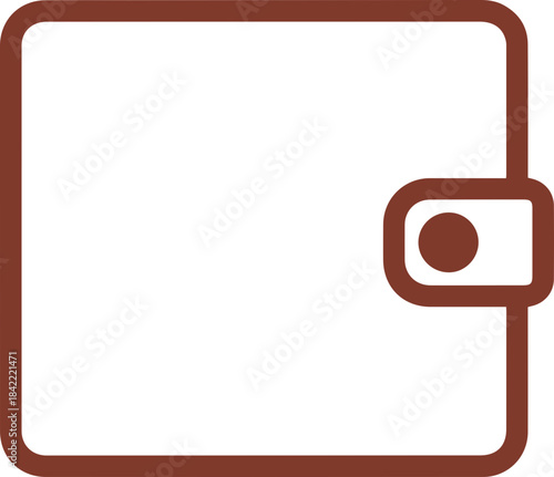 vector style Leather wallet in brown black and old red colour men hand wallet, card holder cover, smart safe