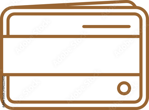 vector style Leather wallet in brown black and old red colour men hand wallet, card holder cover, smart safe