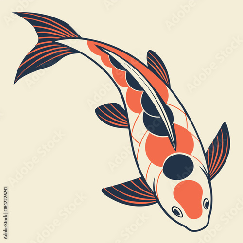 A single fish-vector. 