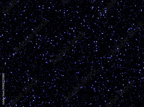 starry night sky with stars