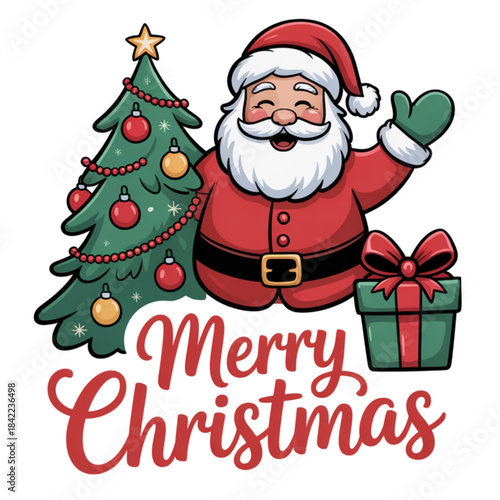 santa claus with gifts