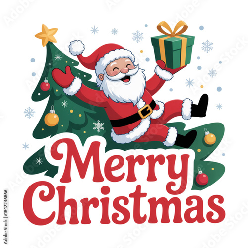 santa claus with gifts