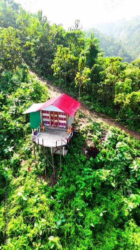 Mountain Layers Blending Into Soft Evening Light