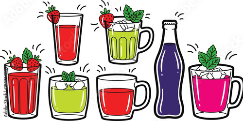 Vibrant and Refreshing Beverages Perfect for Summer Celebrations and Gatherings