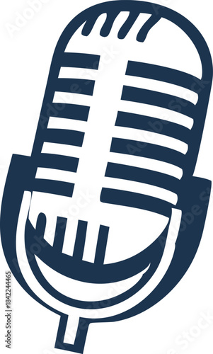 Recording Session With Vintage Microphone in a Studio During the Daytime With Sound Equipment and Cables Around