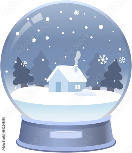 Christmas Snowball vector graphic