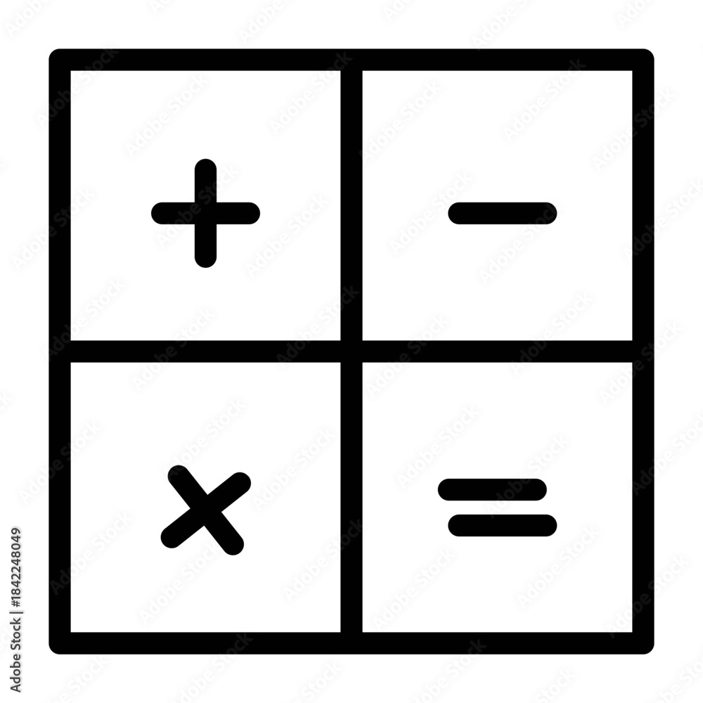 Obraz premium calculator icon