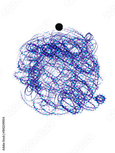  pattern on white background, Digital illustration	